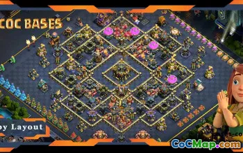 Top Farming TH17 Base with Hybrid Layout #56726