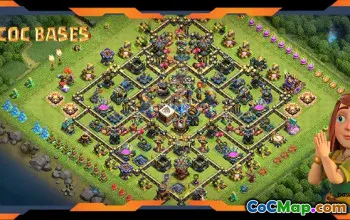 Top Farming TH18 Base with Anti 2-Star Layout #55503