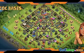 Top Farming TH18 Base with Anti 3-Star Layout #55497