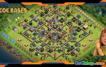 Top Farming TH18 Base with Anti 3 Star Layout #55502