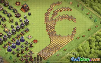Top Funny TH10 Troll Bases with Links - Clash of Clans #19877