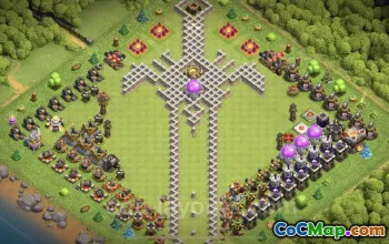 Top Funny TH11 Troll Base with Link - Clash of Clans #25307