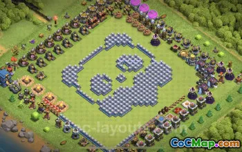 Top Funny TH12 Troll Base Links - Clash of Clans Art #20802