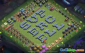 Top Funny TH13 Troll Bases - Clash of Clans Art & Links #21172