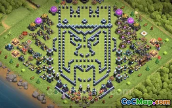 Top Funny TH13 Troll Bases & Links for Clash of Clans #21179