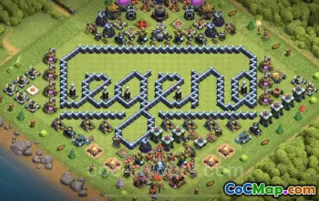 Top Funny TH13 Troll Bases with Links - Clash of Clans #25907