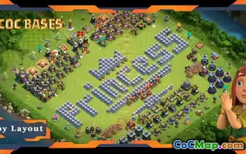 Top Funny TH14 Troll Base Layout for Clash of Clans #18973