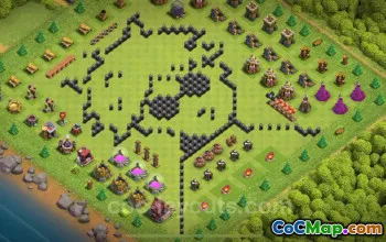 Top Funny TH8 Troll Bases for Clash of Clans 2025 #26722