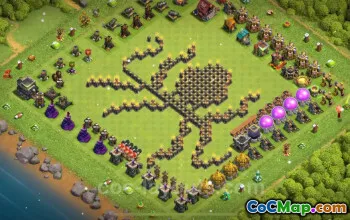Top Funny TH9 Troll Bases & Links - Clash of Clans 2024 #19351