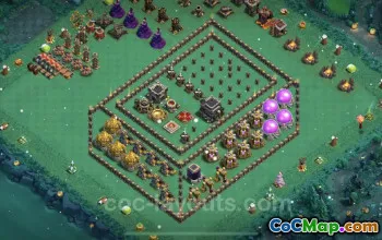 Top Funny TH9 Troll Bases with Links - Clash of Clans #24808