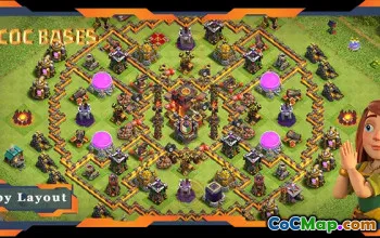 Top Funny Troll Base TH10 Max Levels - Clash of Clans #22515