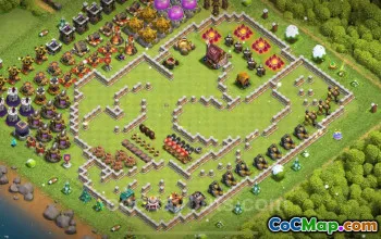 Top Funny Troll Base TH11 - Clash of Clans 2025 #20128