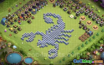 Top Funny Troll Base TH12 - Copy Link & Strategy #20734