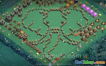 Top Funny Troll Base TH9 - Clash of Clans with Link #24816