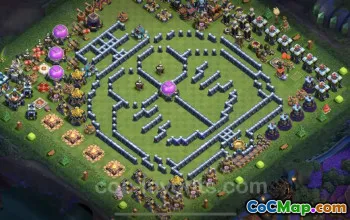 Top Funny Troll Bases for TH13 - Clash of Clans (COC) #25764