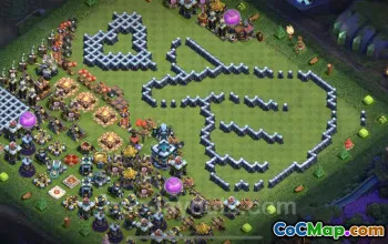 Top Funny Troll Bases for TH13 in Clash of Clans #25765