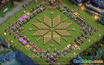 Top Funny Troll Bases for TH14 - Clash of Clans Art #26089