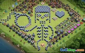 Top Funny Troll Bases for TH14 in Clash of Clans #26031