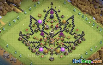 Top Funny Troll Bases for TH8 - Clash of Clans #19192