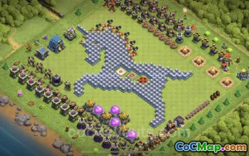 Top Funny Troll Bases TH12 - Best Clash of Clans Links #20569
