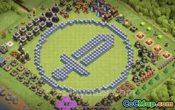 Top Funny Troll Bases TH12 - Clash of Clans Art Copy #20870