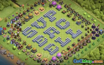 Top Funny Troll Bases TH12 - Clash of Clans Art Copy #25593