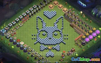 Top Funny Troll Bases TH13 - Clash of Clans Art & Links #25902