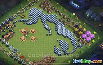 Top Funny Troll Bases TH13 for Clash of Clans - Copy & Link #21037