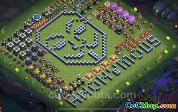 Top Funny Troll Bases TH13 for Clash of Clans - Copy Now! #21035