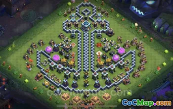 Top Funny Troll Bases TH13 for Clash of Clans - Copy Now! #21046