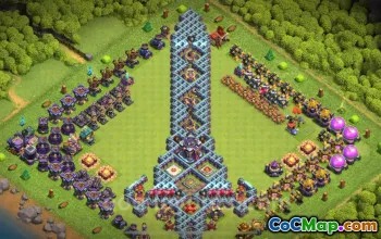 Top Funny Troll Bases TH15 for Clash of Clans 2025 #21910