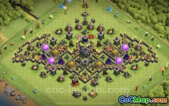 Top Funny Troll Bases TH9 - Clash of Clans Art & Links #24744
