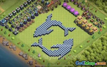 Top Funny Troll TH13 Base Links - Clash of Clans Art #21292