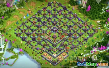 Top Funny Troll TH15 Base Link - Clash of Clans Art #22060