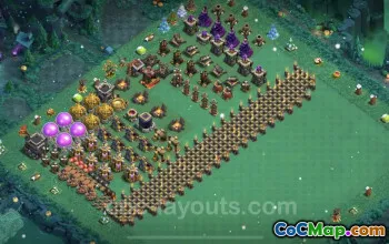 Top Funny Troll TH9 Base | Town Hall 9 Art Copy Links #24666