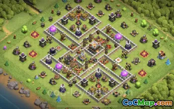 Top Hybrid Anti-Everything TH11 Base Link for COC #25395