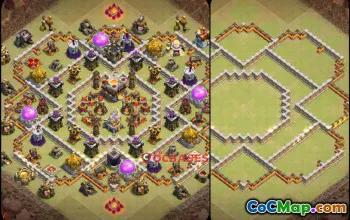 Top Hybrid Base for Town Hall 11 in Clash of Clans #22781