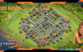 Top Hybrid Base TH12 Max Levels | Anti 2 Star Layouts COC #20380