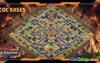 Top Hybrid Base TH15 - Anti 3 Stars Layouts for War & CWL #21071