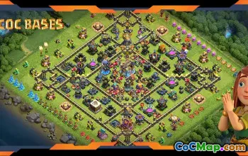 Top Hybrid Farming Base TH18 with Link #55495