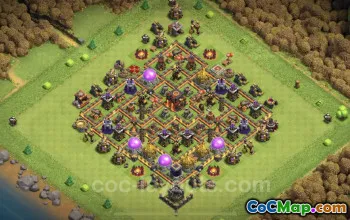 Top Hybrid TH10 Base: Anti-3 Star Defense Guide #19782