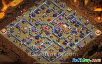 Top Hybrid War Base TH15 with Link for Clash of Clans #26197