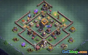 Top Level 6 Anti 3 Star Bases for Clash of Clans BH6 #22867