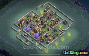 Top Max Level BH9 Base Design with Link - Clash of Clans #23122