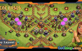 Top Max Level Funny Base TH10 Designs - Clash of Clans #22508
