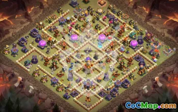 Top Tactics for TH16 Clash of Clans Base #53959