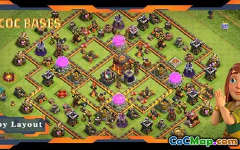 Top TH10 Anti 3 Star Base: Farming & Electro Dragon Layout #22375