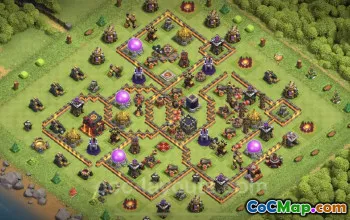 Top TH10 Base Copy: Max Defense & Anti 3 Stars Guide #25047