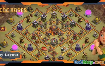 Top TH10 Base Layouts: Anti 2 Star & Link - Clash of Clans #22501