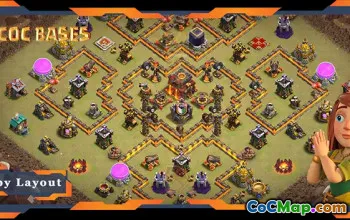 Top TH10 Base Layouts: Anti 2 Star & Link - Clash of Clans #22585